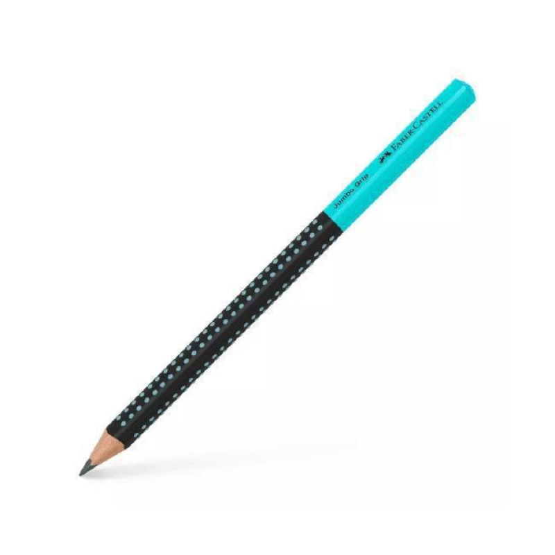 Faber Castell  Μολύβι Jumbo Grip Δίχρωμο Μαύρο-Τιρκουάζ 511912