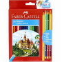 Faber Castell Σετ 36 Τεμαχίων Ξυλομπογιές + Ξύστρα Δώρο 110336