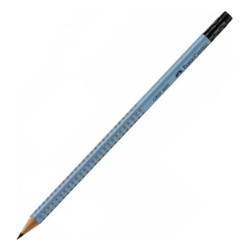 FABER CASTELL ΜΟΛΥΒΙ ΜΕ ΓΟΜΑ GRIP HB BLUE RAF 100-180-446