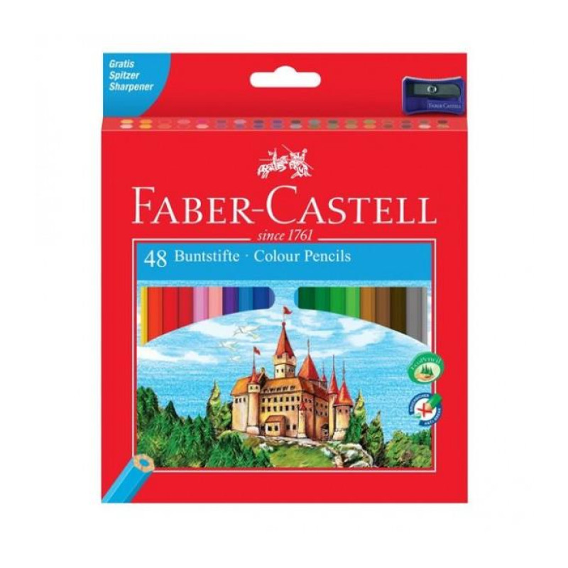 Faber Castell Ξυλομπογιές Eco Colour 48 Χρωμάτων 120148
