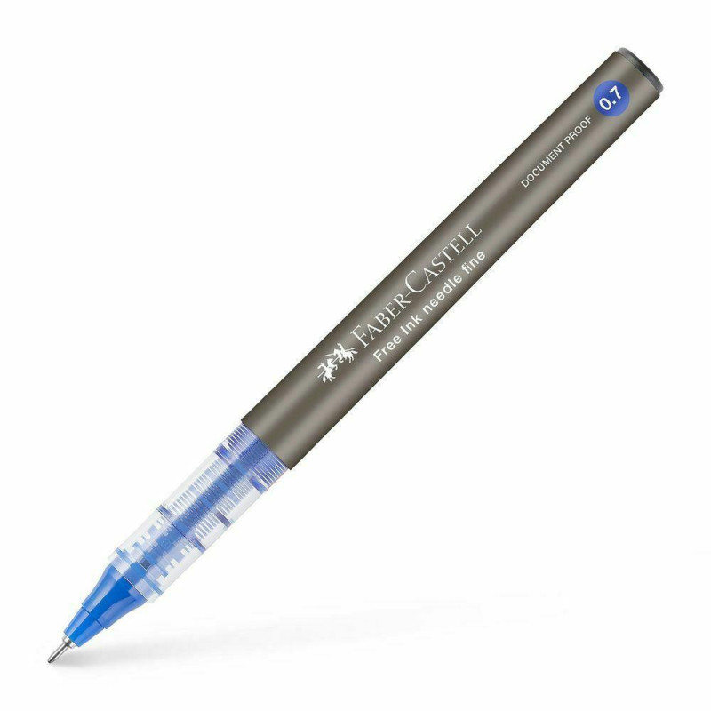 Faber-Castell Στυλό Rollerball 0.7mm με Μπλε Μελάνι Free Ink Needle
