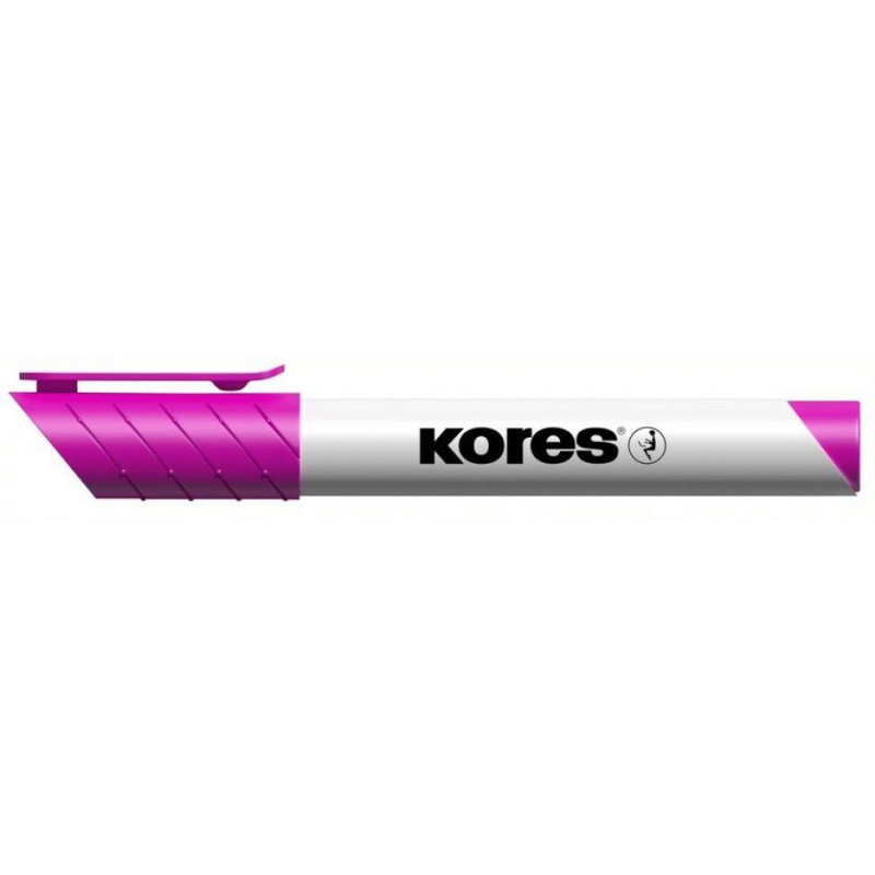 Whiteboard Marker pink - Round Tip Kores 20832