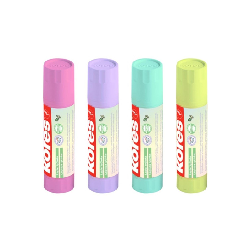 Kores Κόλλα Stick σε Παστέλ Χρώματα 20g Kores Κόλλα Stick σε Παστέλ Χρώματα 20g