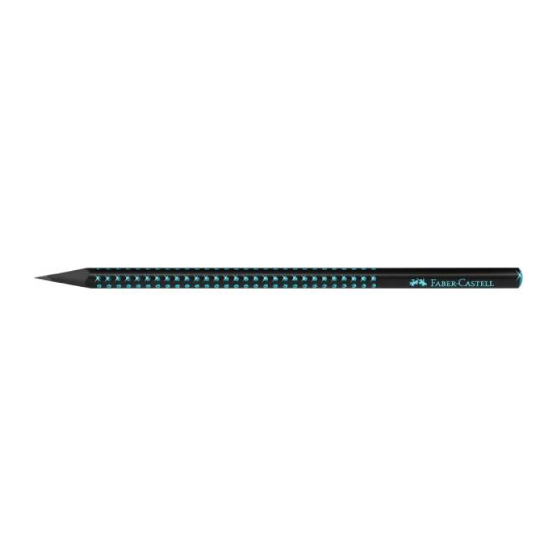 ΜΟΛΥΒΙ FABER CASTELL ΜΑΥΡΟ SPARKLE ΓΑΛΑΖΙΟ 118268