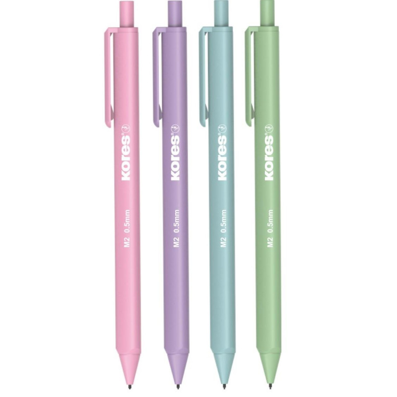 KORES ΜΗΧΑΝΙΚΟ ΜΟΛΥΒΙ M2 GRAFITOS 0,5MM PASTEL