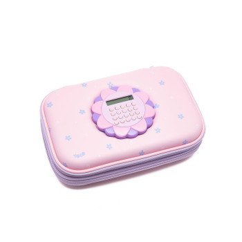 Yolo Κασετίνα με 2 Θήκες Ροζ