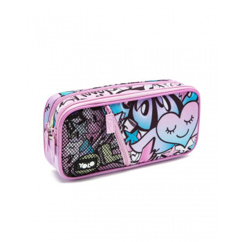 YOLO ΚΑΣΕΤΙΝΑ ΜΕ 3 ΘΗΚΕΣ GRAFFITI PINK