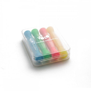 YOLO ΜΑΡΚΑΔΟΡΟΙ ΥΠΟΓΡΑΜΜΙΣΗΣ MINI 4τμχ. ΑΡΩΜΑΤΙΚΟΙ