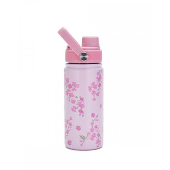 YOLO ΜΕΤΑΛΛΙΚΟ ΘΕΡΜΟΣ ΜΕ ΛΑΒΗ 500ML – PINK BLOSSOM