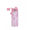 YOLO ΜΕΤΑΛΛΙΚΟ ΘΕΡΜΟΣ ΜΕ ΛΑΒΗ 500ML – PINK BLOSSOM