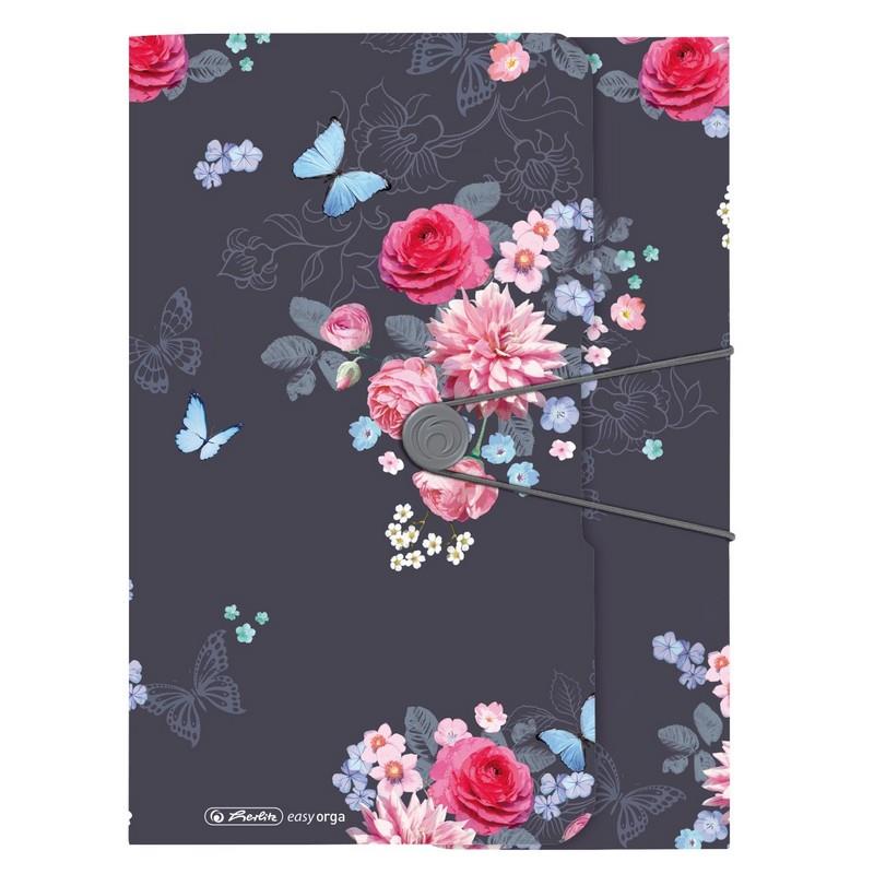 Pelikan Ντοσιέ Αυτιά και Λάστιχο Α4 Ladylike Flowers 50021598