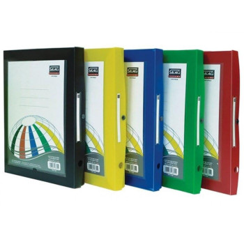 SkagΚουτί Skag 36.5x27x4cm Με Κουμπί & Χερούλι Κλασ.Χρώματα