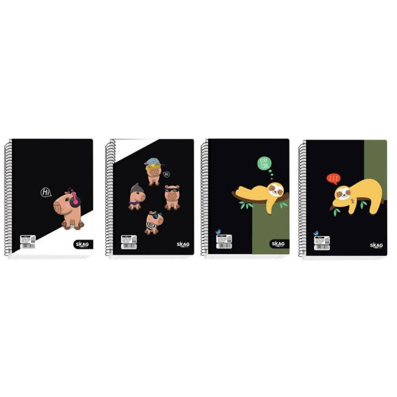 ΘΕΜΑΤΙΚΟ ΤΕΤΡΑΔΙΟ ΣΚΑΓΙΑΣ JOLLY 17X25 2ΘΕΜ