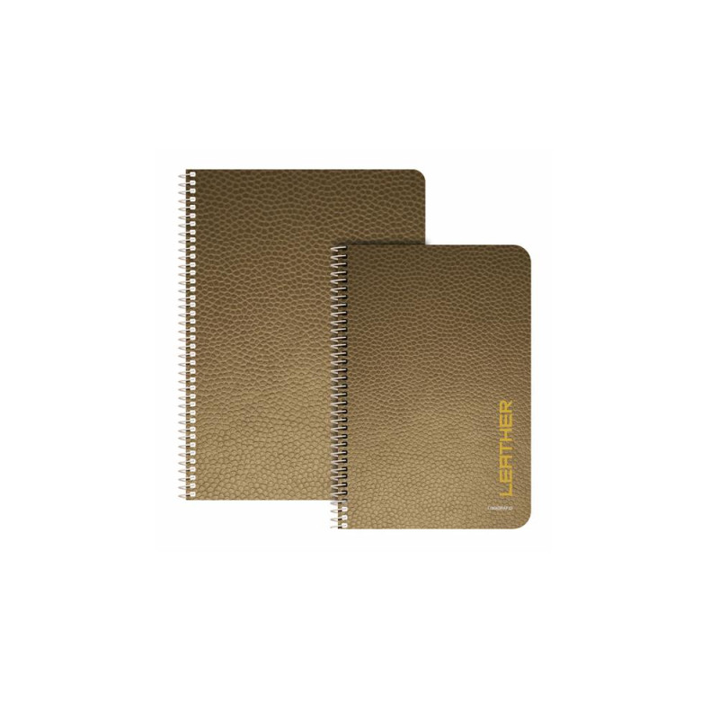 Logigraf Leather Τετράδιο Σπιράλ 17χ25 3θ 90φ 00813