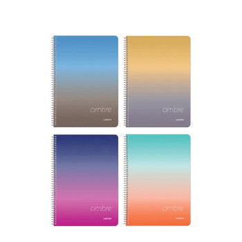 Logigraf Ombre Τετράδιο Σπιράλ Wirelock B5/17χ25 3 Θέματα 90φ/70gr Logigraf Ombre Τετράδιο Σπιράλ Wirelock B5/17χ25 3 Θέματα 90φ/70gr
