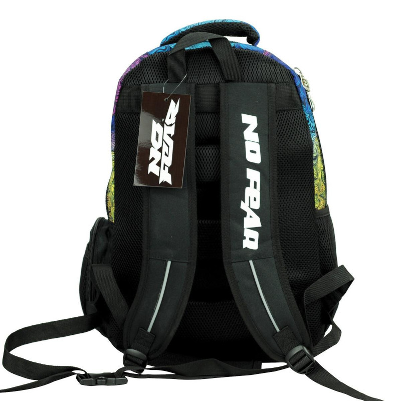 Back Me UP No Fear Ombre Σχολική Τσάντα Πλάτης Δημοτικού Πολύχρωμη 348-51031 Back Me UP No Fear Ombre Σχολική Τσάντα Πλάτης Δημοτικού Πολύχρωμη 348-51031