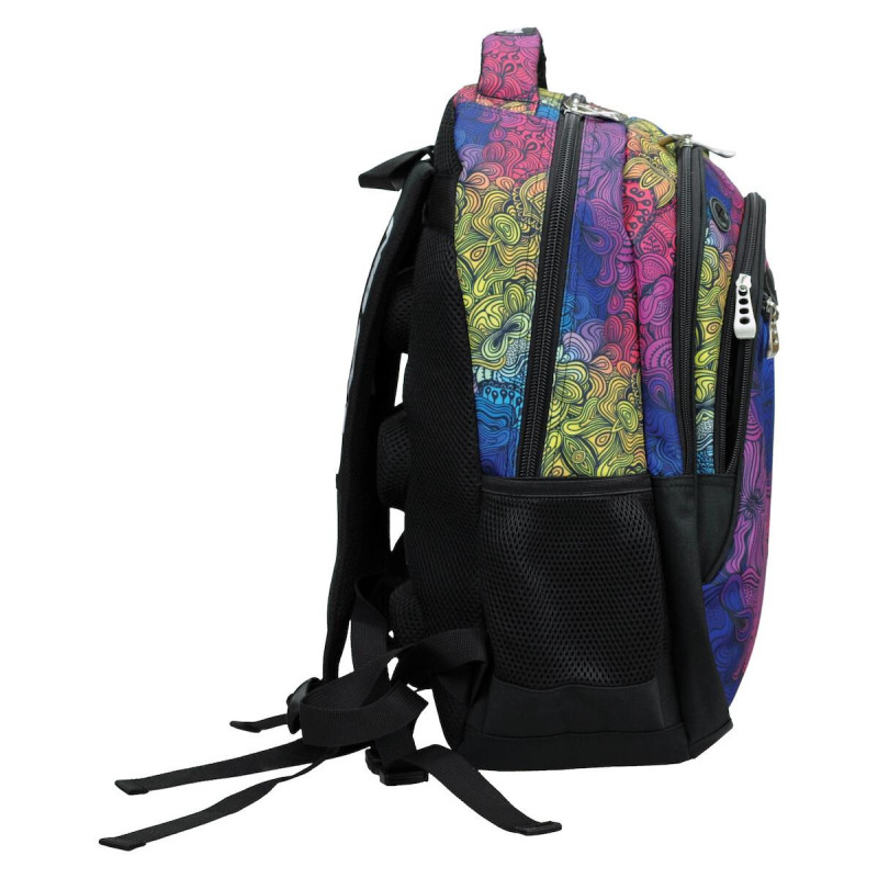 Back Me UP No Fear Ombre Σχολική Τσάντα Πλάτης Δημοτικού Πολύχρωμη 348-51031 Back Me UP No Fear Ombre Σχολική Τσάντα Πλάτης Δημοτικού Πολύχρωμη 348-51031