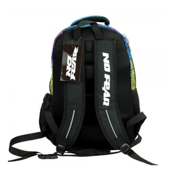 Back Me UP No Fear Fluo Σχολική Τσάντα Πλάτης Δημοτικού Μαύρη 348-49031