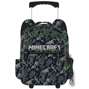 Gim Camo Terra Σχολική Τσάντα Τρόλεϊ Δημοτικού Γκρι 27lt