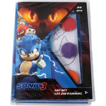 Sonic Σετ Ζωγραφικής 24Τμχ (334-86742)