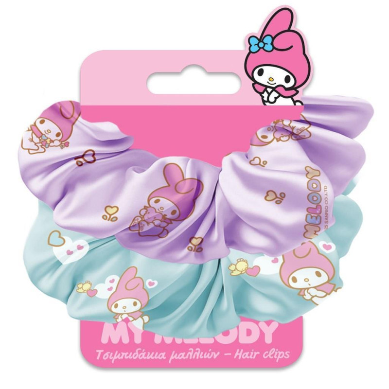 Διακακης My Melody Κοκαλάκια Μαλλιών Με Φιόγκο Σετ 2 Χρώματα