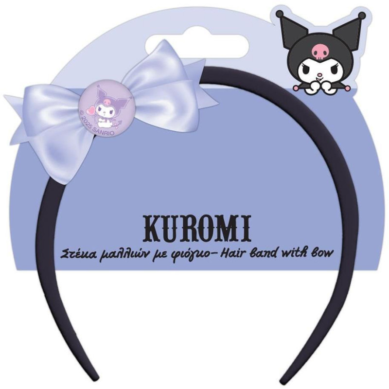Διακακης Kuromi Στέκα Μαλλιών Με Φιόγκο
