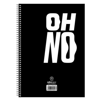 Τετράδιο Σπιράλ Α4 3 Θεμάτων Oh No!