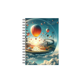 ΗΜΕΡΟΛΟΓΙΟ ACADEMIC SPIRAL LUNA PARK ΗΜΕΡΗΣΙΟ 14x21 2025-2026