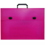 Τσάντα Σχεδίου PVC 32x43cm Φουξ (Fluo Pink)