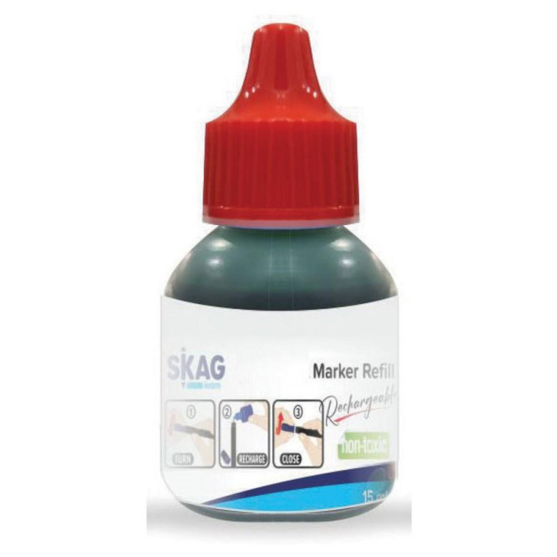 Skag Μελάνι Μαρκαδόρων Ασπροπίνακα 15ml Κόκκινο