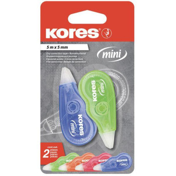 Kores Διορθωτική Ταινία Mini 5mmx5m 2Τμχ 12410006 Kores Διορθωτική Ταινία Mini 5mmx5m 2Τμχ 12410006