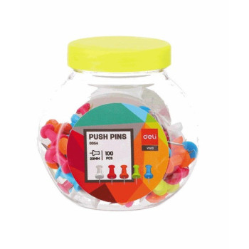 Deli Καρφίτσες Πίνακα 100 Τεμάχια