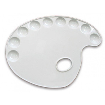 OEM Παλέτα Ζωγραφικής Πλαστική Οβάλ 9 Θεσεων Νο3 34568 OEM Παλέτα Ζωγραφικής Πλαστική Οβάλ 9 Θεσεων Νο3 34568