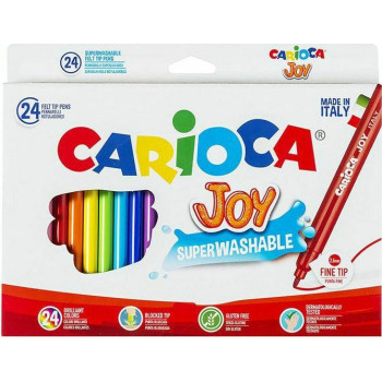Carioca Μαρκαδόροι Λεπτοί Joy 24pcs 40615 Carioca Μαρκαδόροι Λεπτοί Joy 24pcs 40615