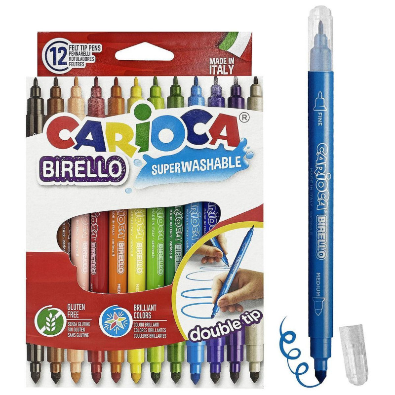 Carioca Μαρκ. Χαρτ.Κουτι 12χρ. Birello Carioca Μαρκ. Χαρτ.Κουτι 12χρ. Birello