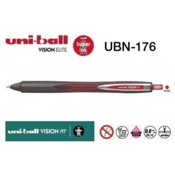 Uniball Στυλό Vision Rt 0.6mm Red UBN-176 Uniball Στυλό Vision Rt 0.6mm Red UBN-176