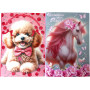 Gim Love Poodle-Butterfly Unicorn Τετράδιο 17X25-2 Σχέδια-1Τμχ (357-21400)
