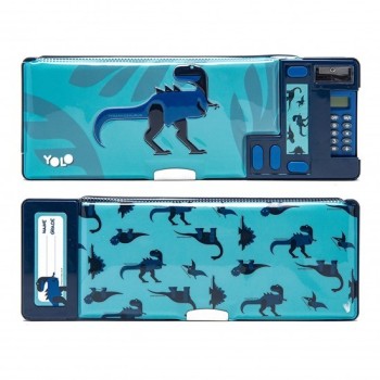 YOLO RETRO ΚΑΣΕΤΙΝΑ ΠΛΑΣΤΙΚΗ ΜΕ ΚΟΜΠΙΟΥΤΕΡΑΚΙ BLUE DINOSAUR