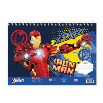 Diakakis imports Marvel Avengers Μπλοκ Ζωγραφικής Iron Diakakis imports Marvel Avengers Μπλοκ Ζωγραφικής Iron