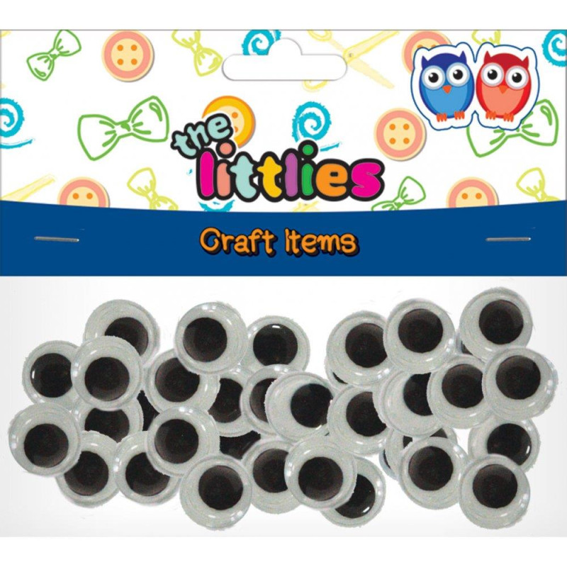 Ματάκια Kινούμενα 10mm 100τεμ The Littlies 646599