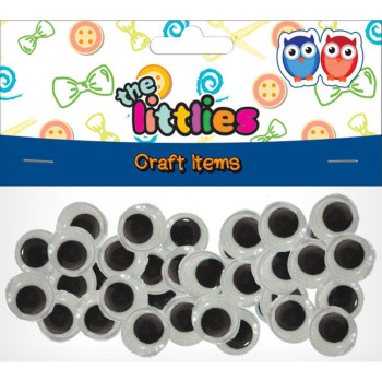 Ματάκια Κινούμενα 10mm 45τεμ The Littlies 646633 Ματάκια Κινούμενα 10mm 45τεμ The Littlies 646633