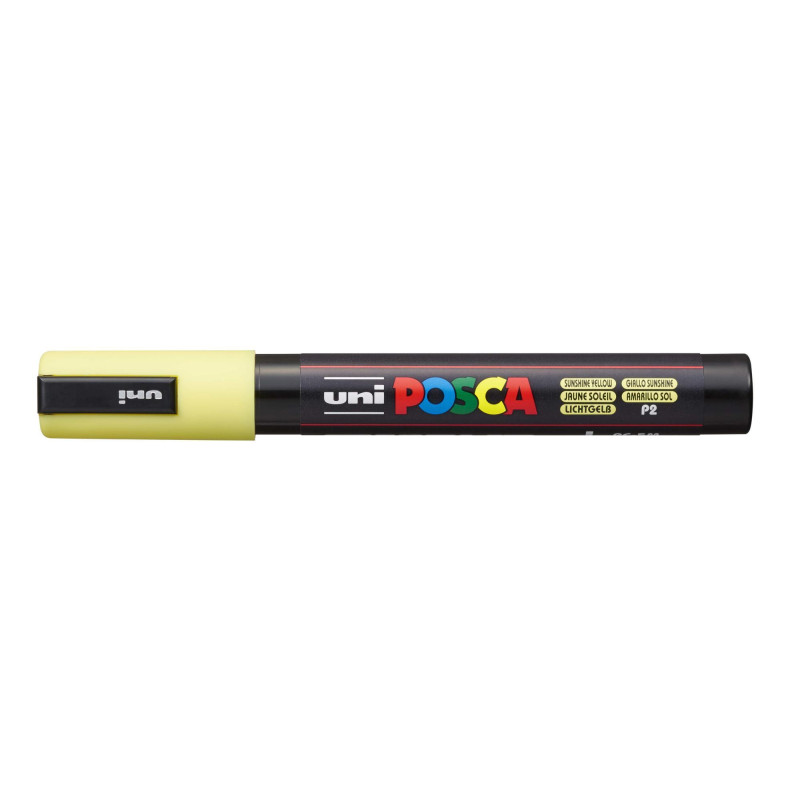 ΜΑΡΚΑΔΟΡΟΙ UNI POSCA PC-5M MEDIUM SUN.YELLOW ΜΑΡΚΑΔΟΡΟΙ UNI POSCA PC-5M MEDIUM SUN.YELLOW