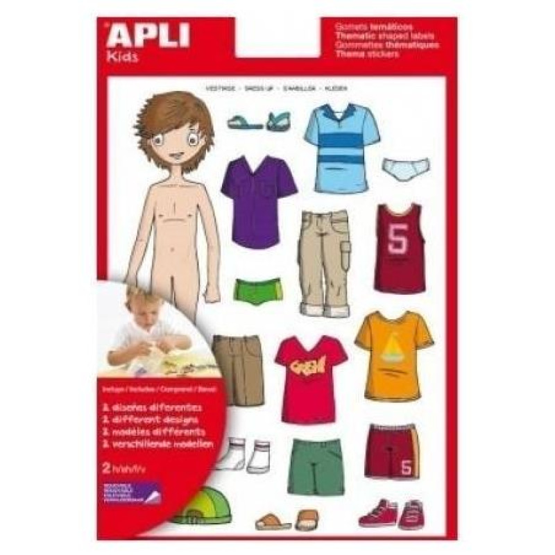 Apli Kids Stickers Dress Up 13353 Apli Kids Stickers Dress Up 13353