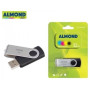 Almond Flash Drive USB 8GB Twister Black 7646 Almond Flash Drive USB 8GB Twister Black 7646