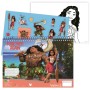 GIM ΜΠΛΟΚ ΖΩΓΡΑΦΙΚΗΣ 23Χ33 40 ΦΥΛΛΑ ΜΕ STICKERS VAIANA WAVE 331-57416