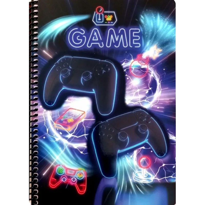 Back Me Up Τετράδιo Σπιράλ Neon Game 17 x 25 2 Θεμάτων 70 Φύλλων (35726402)