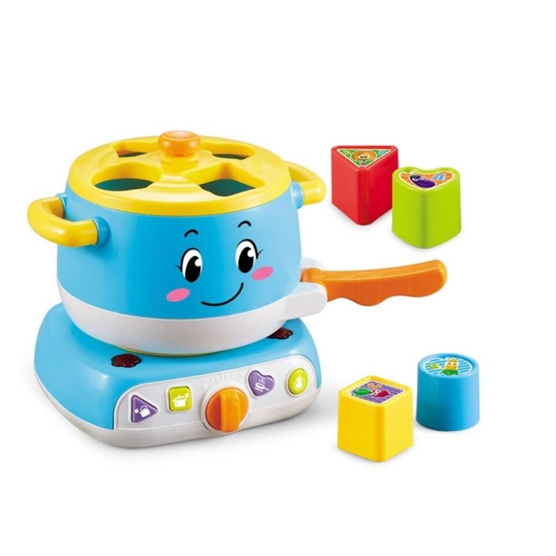 Κατσαρολάκι Luna Toys Μπλε με μουσική και φως