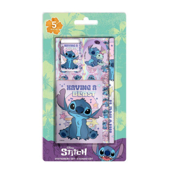 DiakakisΣχολικό Σετ Lilo & Stitch 5 Τεμάχια DiakakisΣχολικό Σετ Lilo & Stitch 5 Τεμάχια