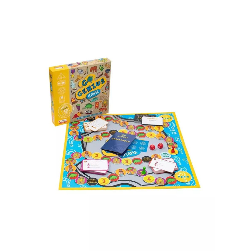 Επιτραπέζιο Παιχνίδι Go Genius: Ιστορία για 2-4 Παίκτες 7+ Ετών Σαββάλας Επιτραπέζιο Παιχνίδι Go Genius: Ιστορία για 2-4 Παίκτες 7+ Ετών Σαββάλας