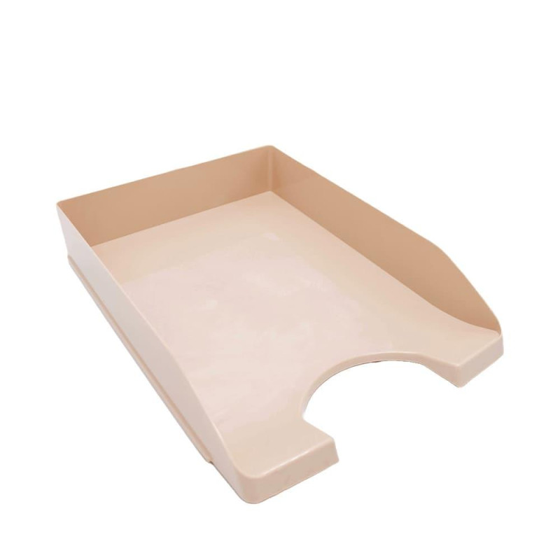Δίσκος Εγγράφων Πλαστικός Μπεζ Beige